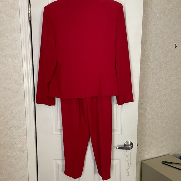 Clio Red Pantsuit - Picture 2 of 6